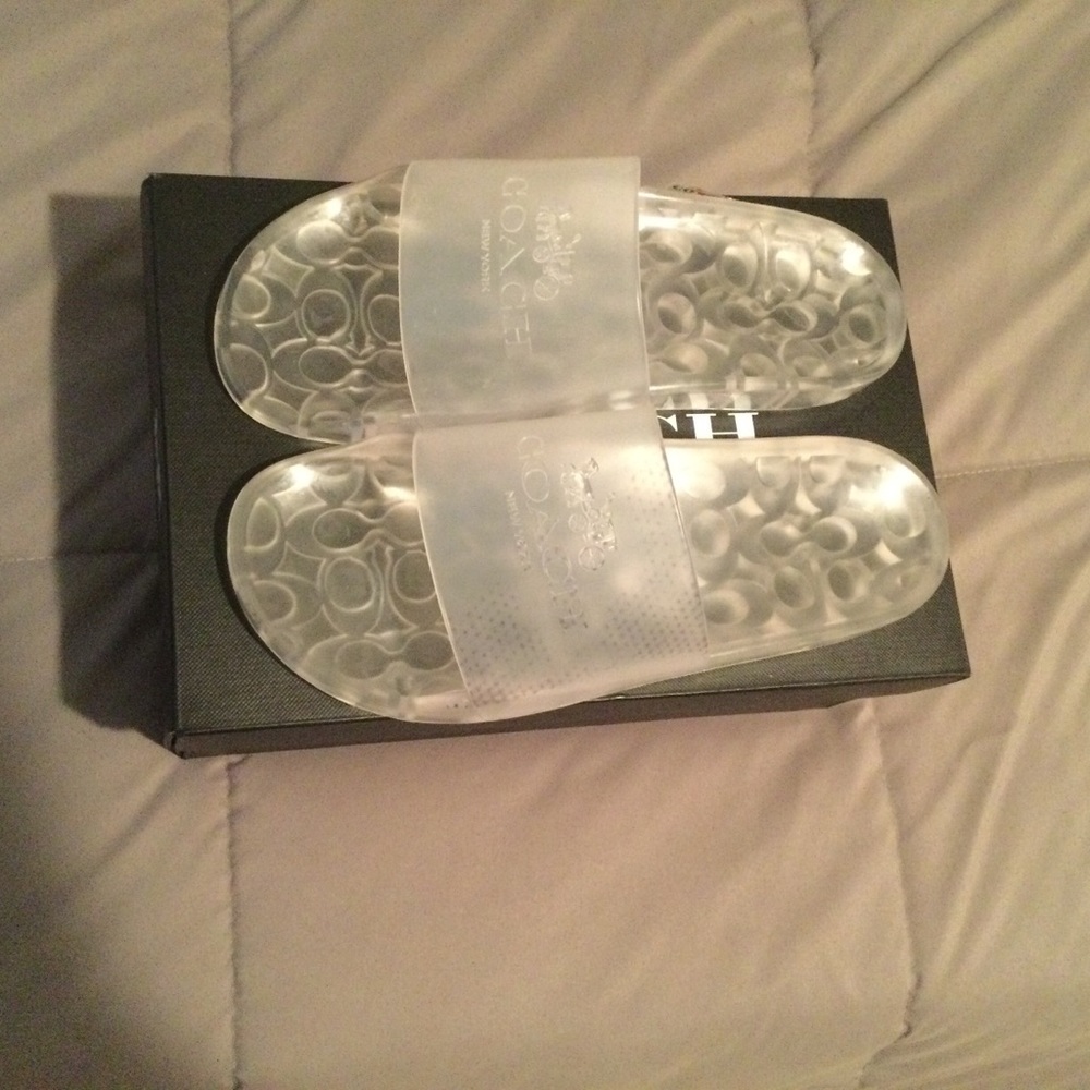 Coach Rubber Slides